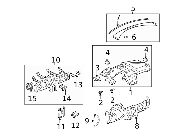 Genuine GM Side Cover 20872006