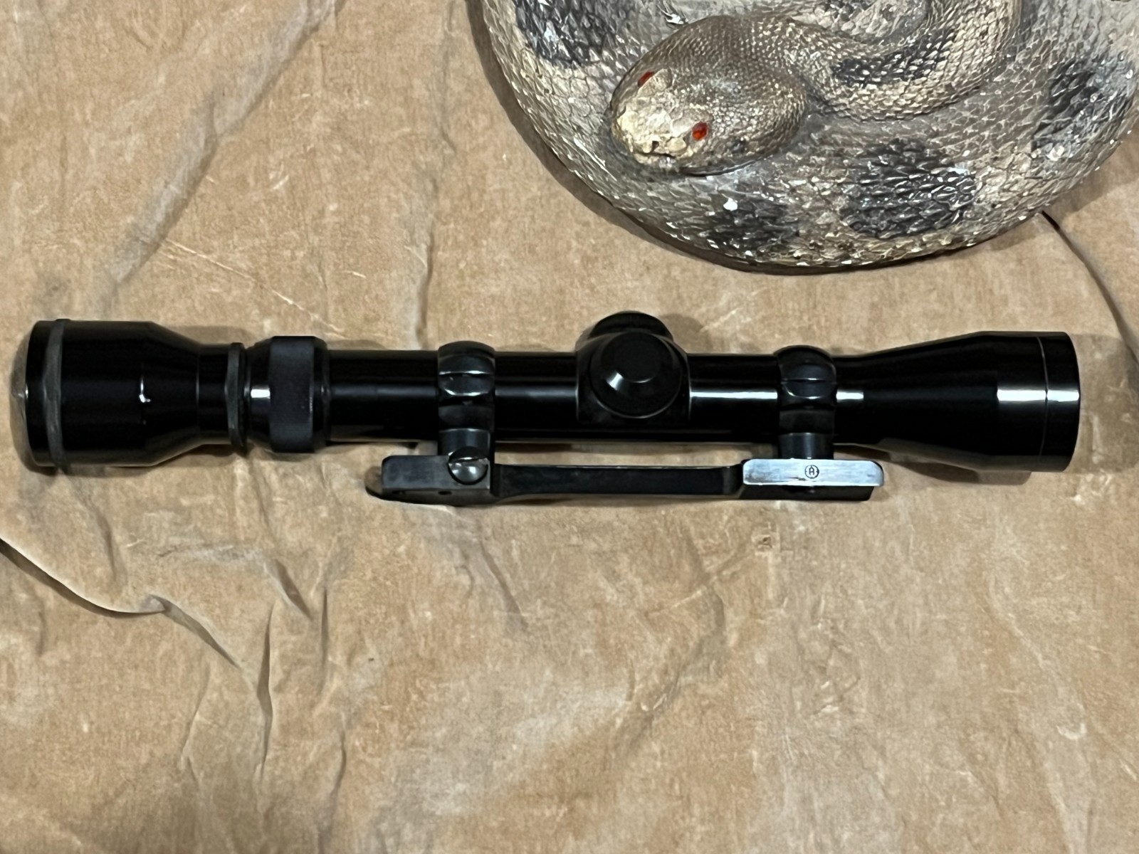 BROWNING 2X-7X scope, base & rings for 1st model SAKO made BROWNING bolt actions