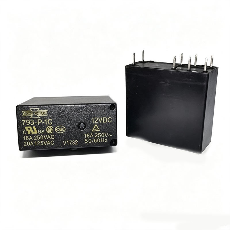 4Pcs For Song Chuan 793-P-1C 12VDC 16A 250VAC 8pin Power Relay