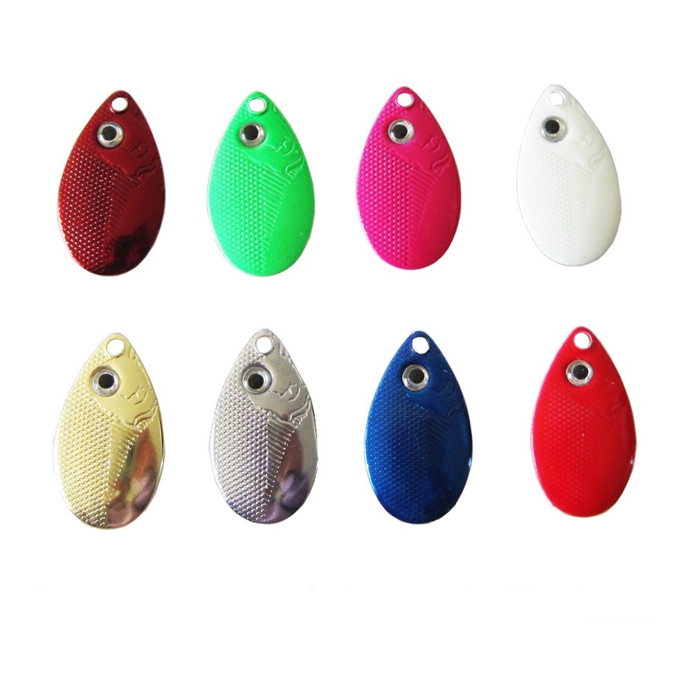 30pcs Spinner Blades Walleye Rig Spinnerbaits Lure Making Supplies Trout