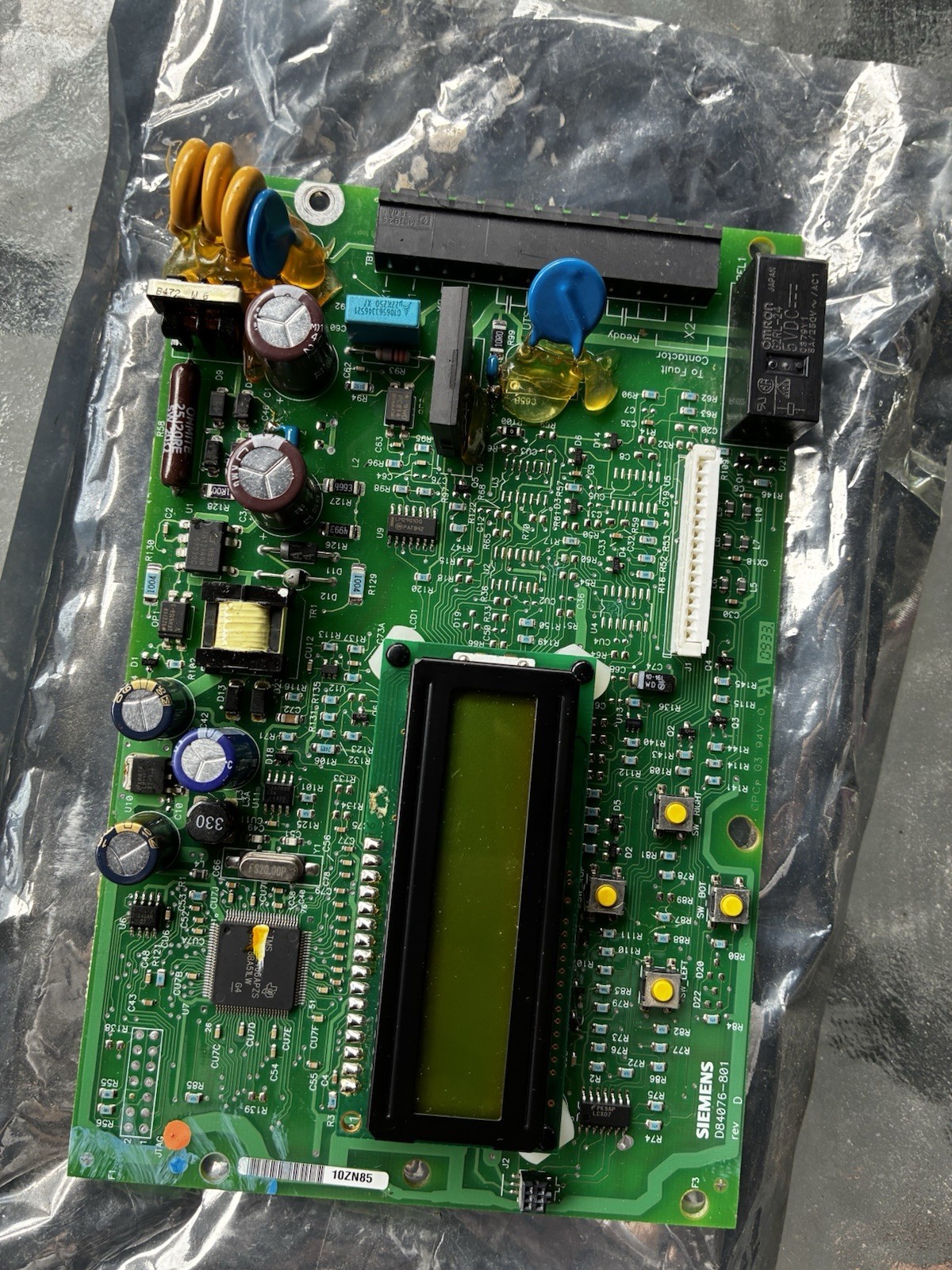 Siemens Logic board Elevator Starter D84076-801 rev D