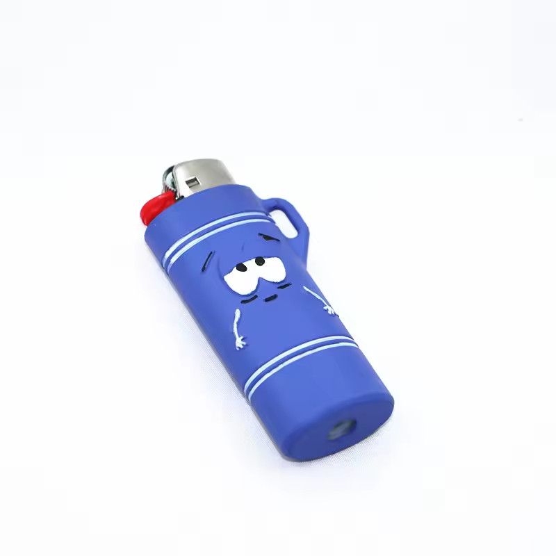 Fashionable Kawaii Towelie Design Lighter Case – BIC J6 Cover Sleeve