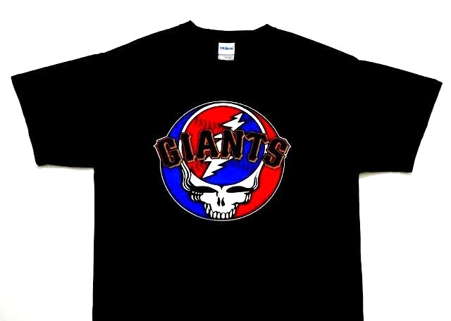 Grateful Dead Shirt T Shirt San Francisco Giants Baseball MLB SF SYF GDP 2010 L