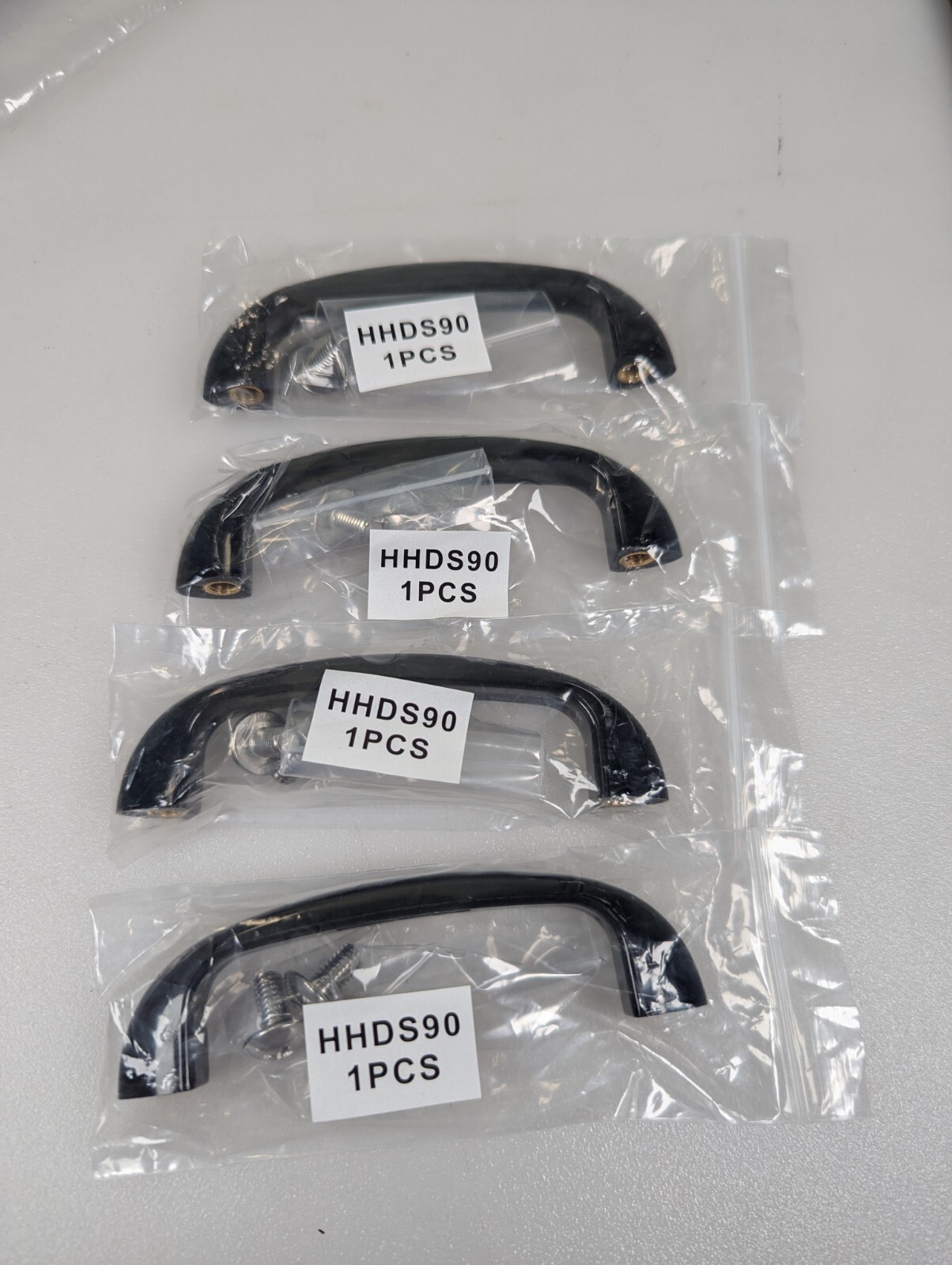 4 PC-HHDS90 | Aluminum Extrusion Handles - Tapped | MISUMI Polycarbonate (Black)