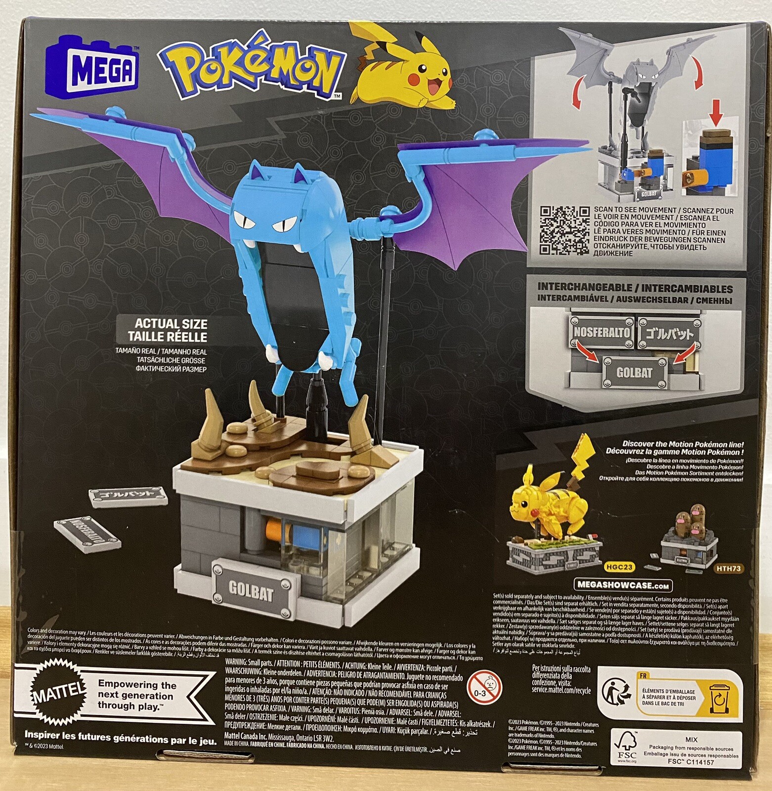 MEGA Construx Pokémon Showcase Mini Motion Golbat