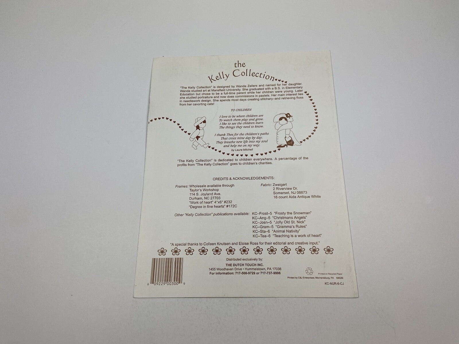 The Kelly Collection Nurse Nursing Counted Cross Stitch Pattern