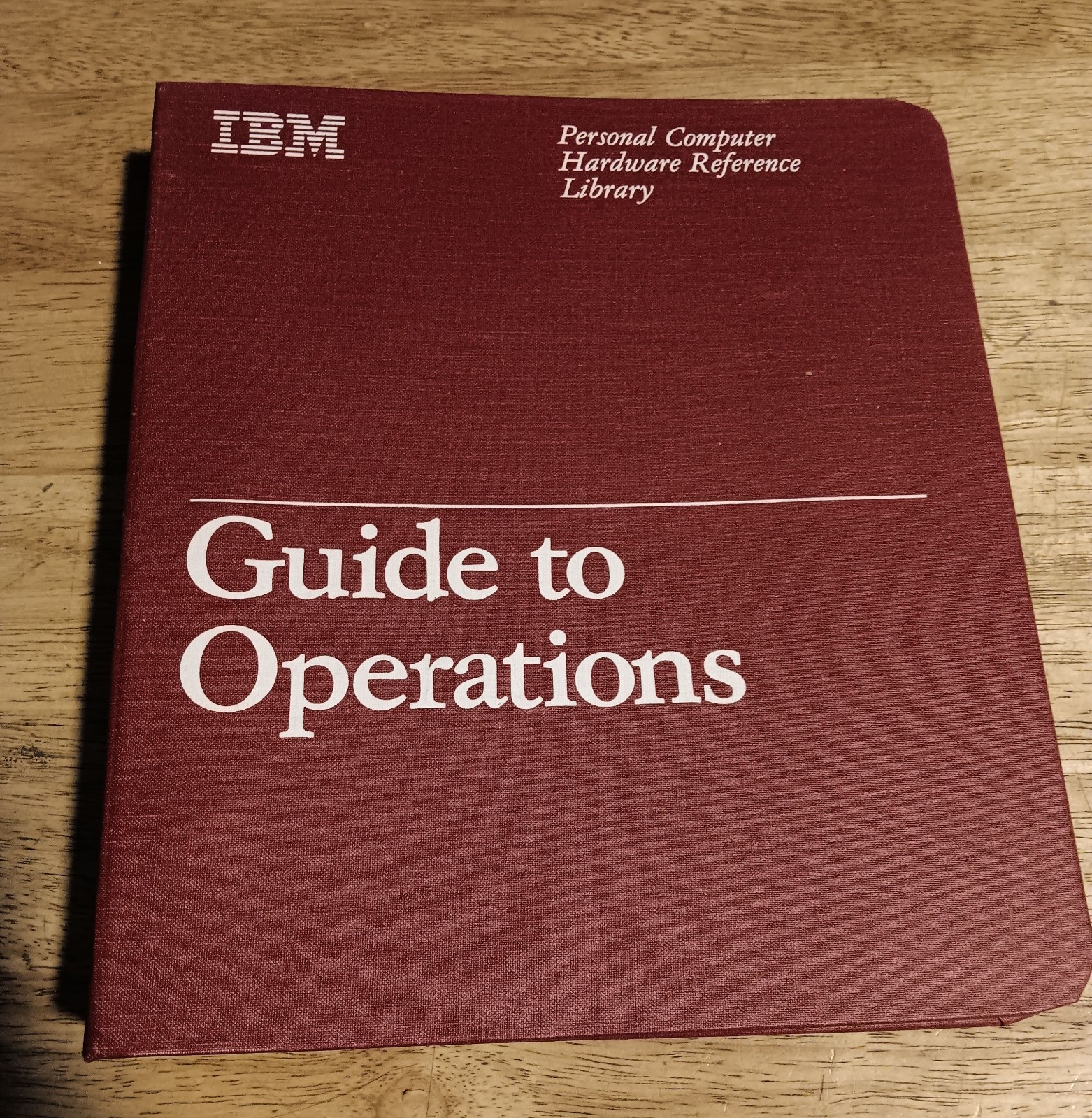 1986 IBM Reference Guide To Operations Personal Computer XT 6280085 - No Disks
