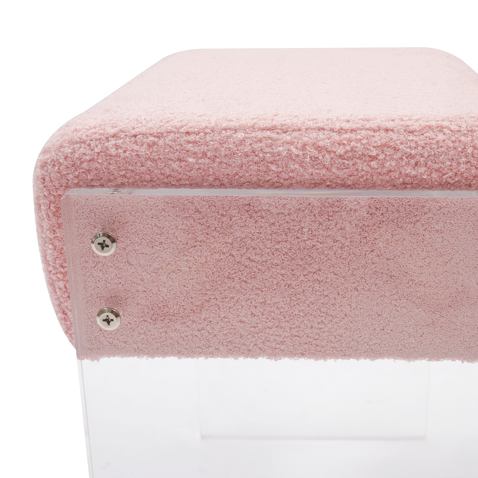 Pinkl Makeup Stool Chair with Cushion, Modern Multifunctional Vanity Stool