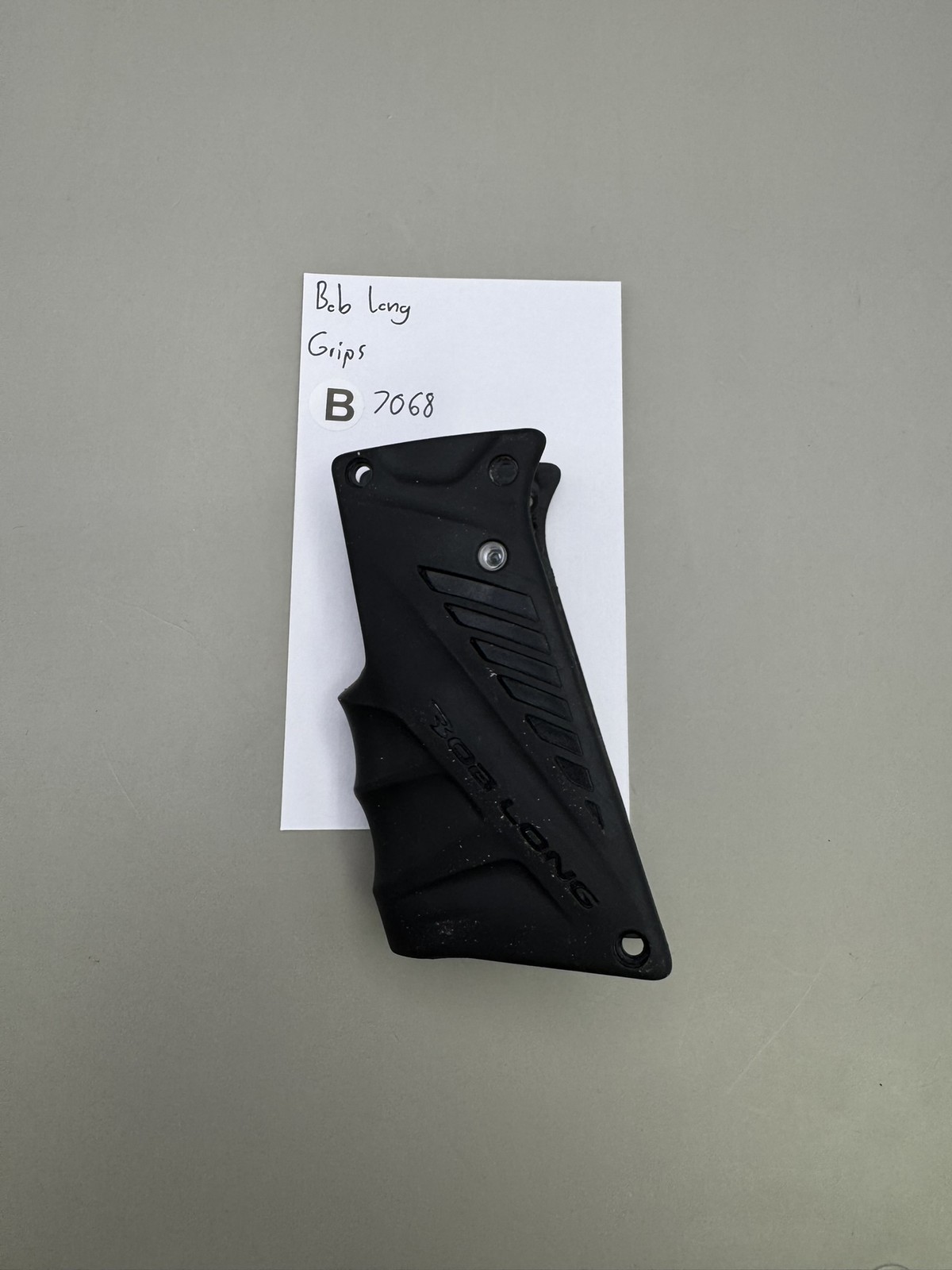 Bob Long Paintball Marker Grips Black