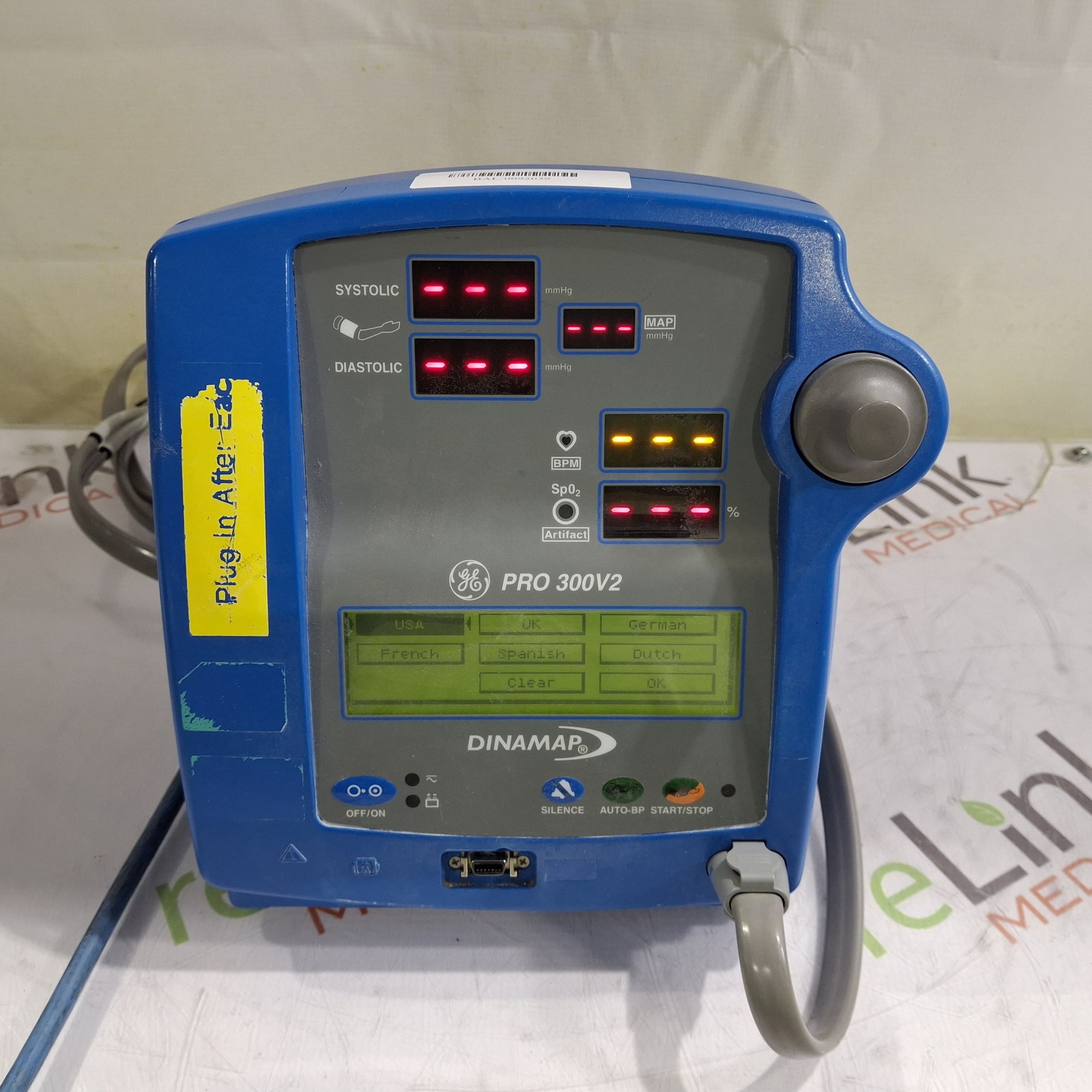 GE Healthcare Dinamap Pro 300V2 Vital Signs Monitor