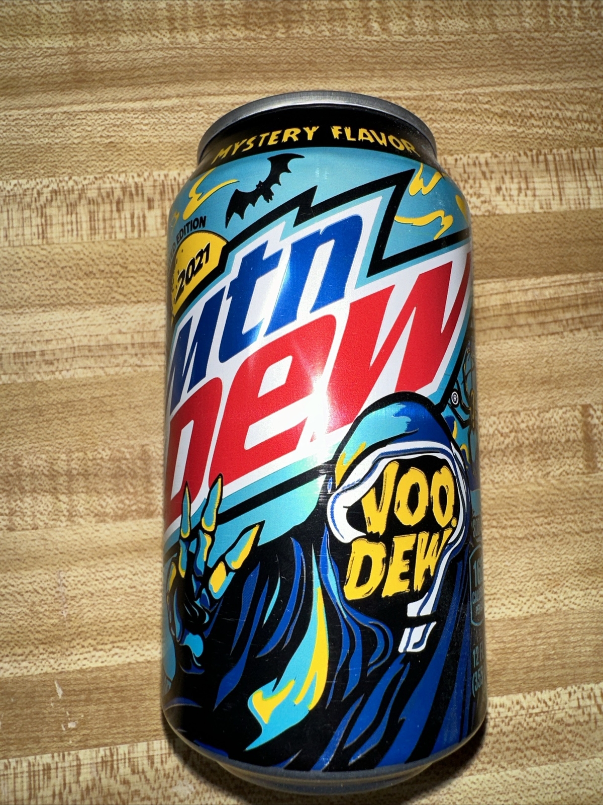 Mountain Dew 2021 Voo Doo Soda FULLY SEALED can Mystery Flavor  RARE! Mt. Dew