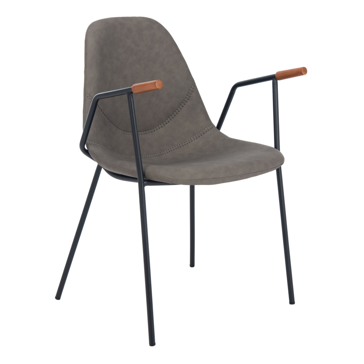 SAFAVIEH Tanner Mid-Century Dining Chair Set of 2 | Ash / Black |