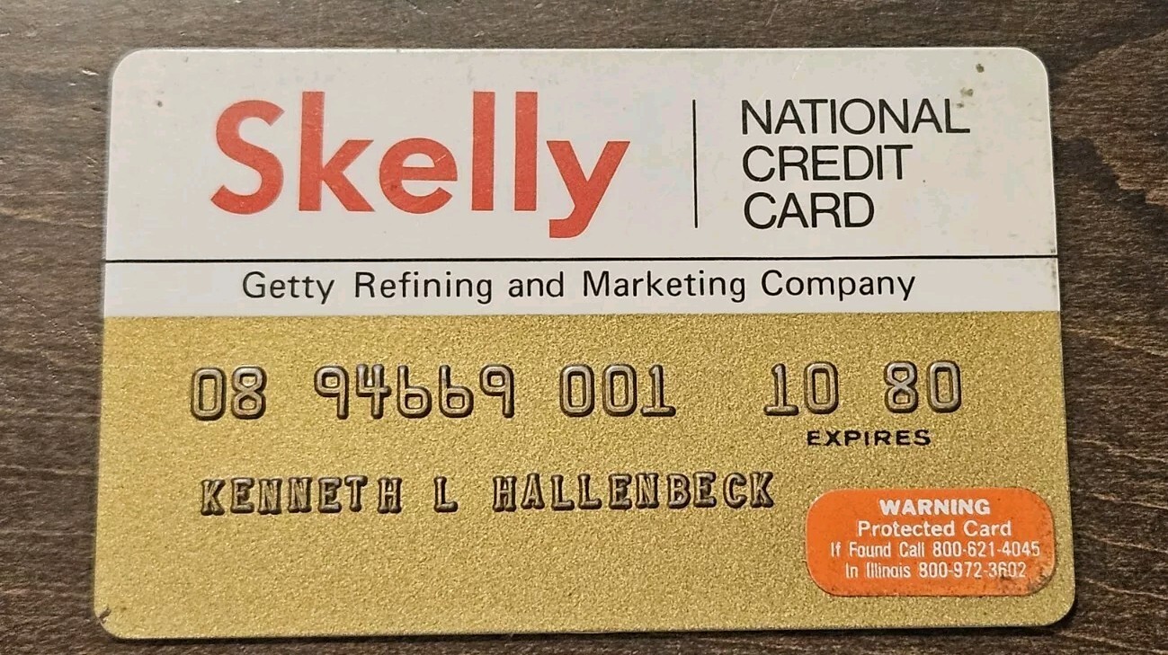 Skelly ~ Getty Refining and Marketing Company ~ Credit Card exp 1980~ our# cb445