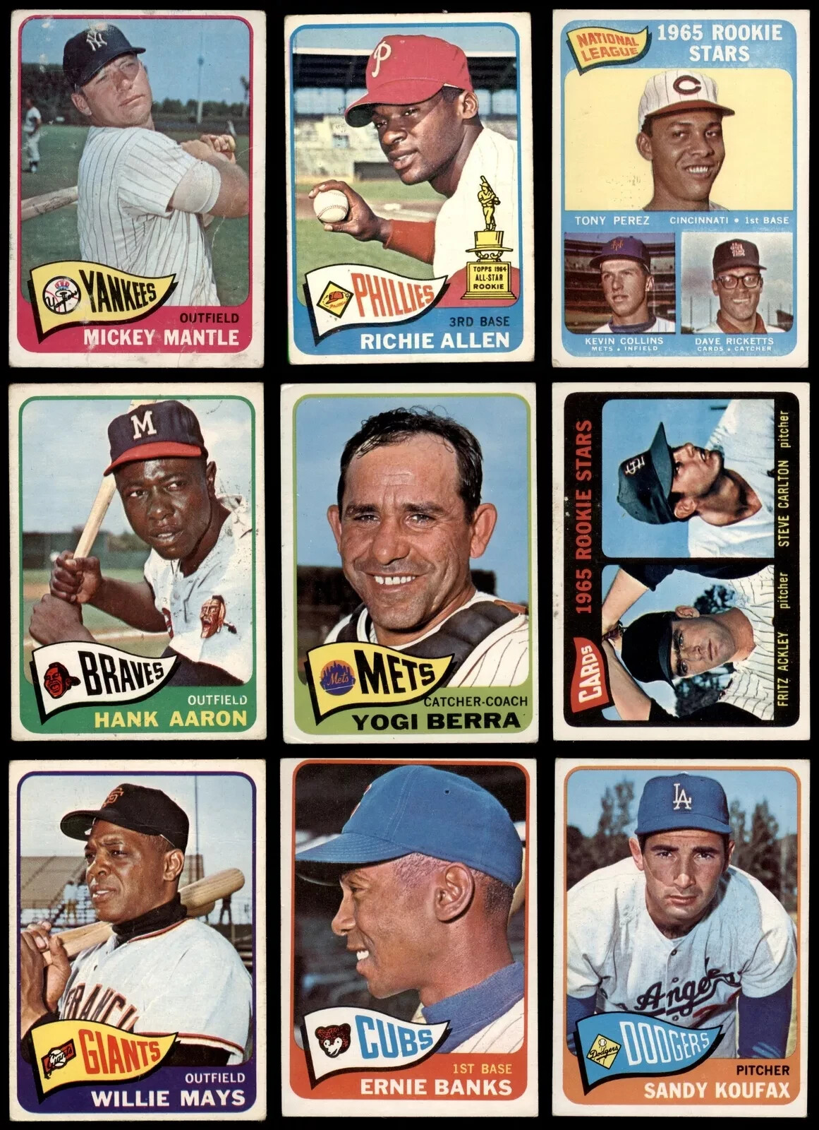 1965 Topps Baseball You Pick -Complete Your Set -PRICING BASED ON CONDITION