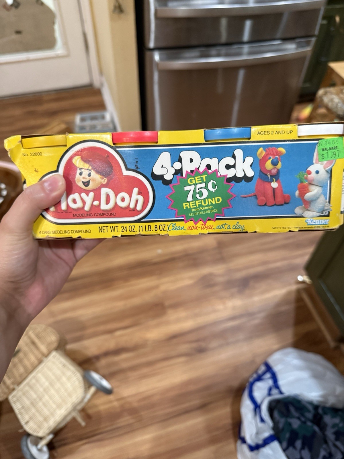 Vintage 1987 4 Pack Of Playdoh
