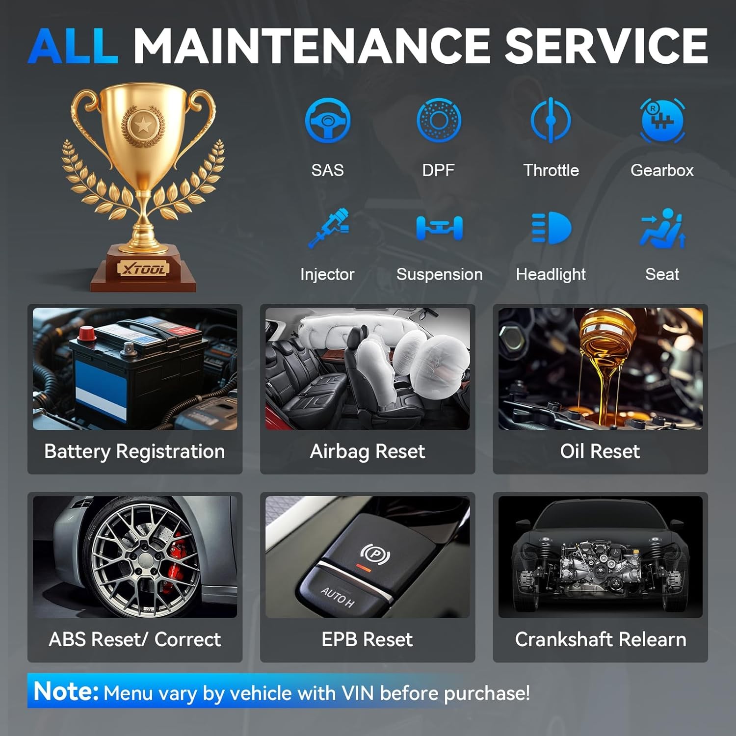 XTOOL IP500 for BMW All System Bidirectional OBD2 Scanner Diagnostic Tool Coding