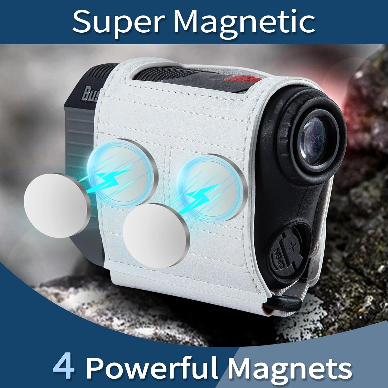Golf Rangefinder Magnetic Strap, Adjustable Magnetic Rangefinder Strap Holder Wr