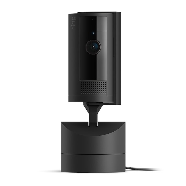 Ring Indoor Cam – 360° Pan, HD Video, Two-Way Talk, Black