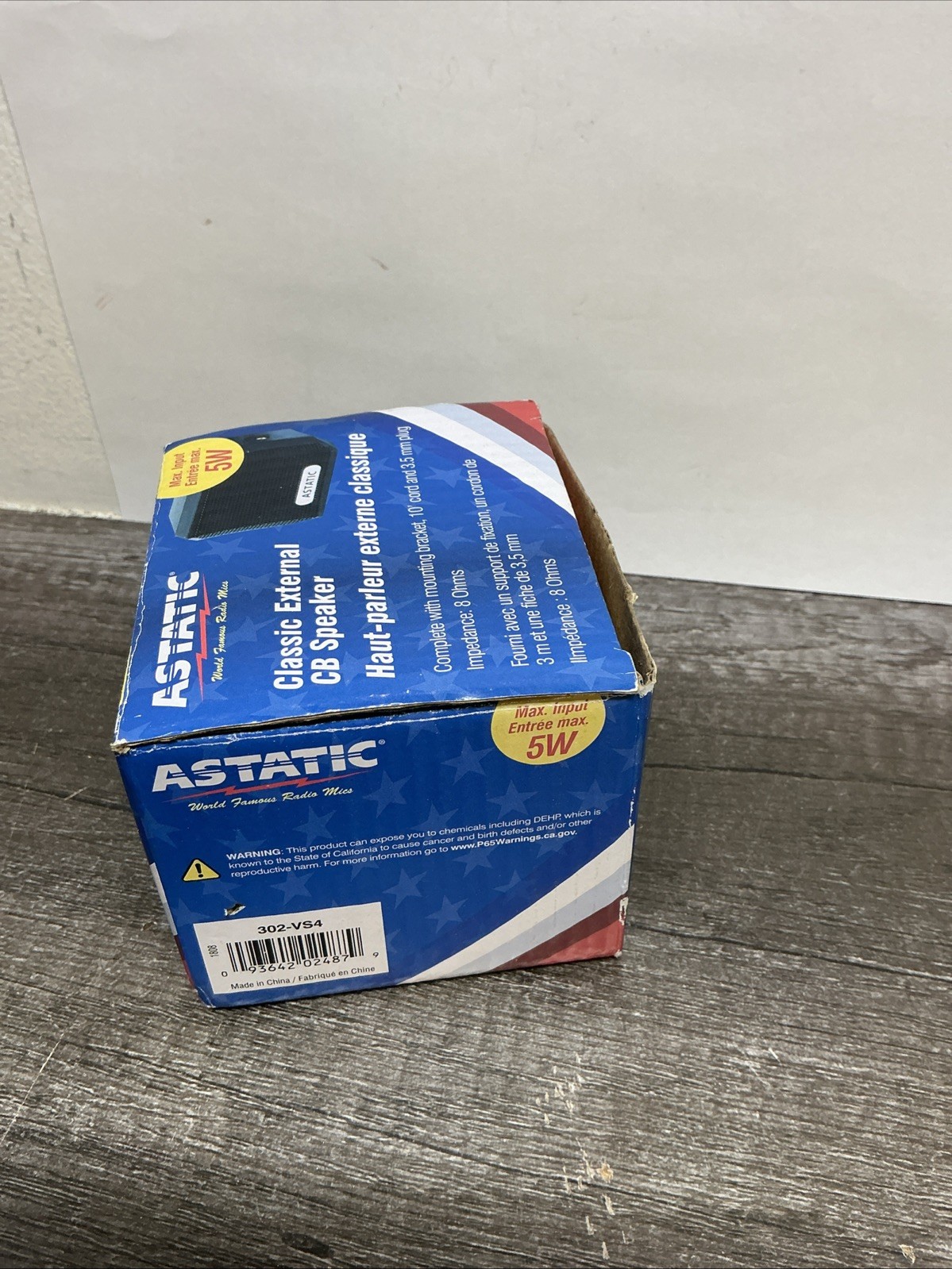 Astatic 302-VS4 5W Noise Cancelling External Cb Speaker