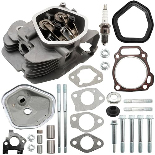 Assembled Cylinder Head Kit, Replacement for Predator 420cc Non Hemi Engine,