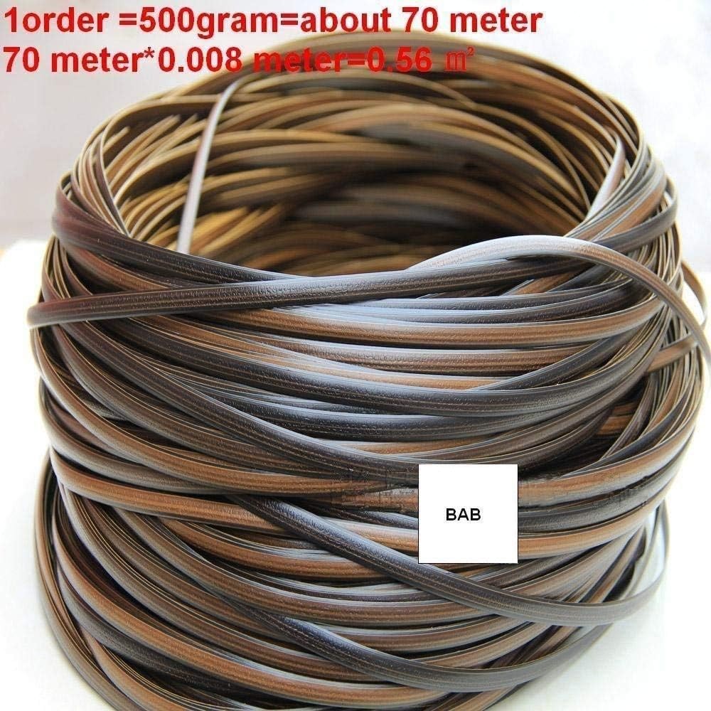 Durable 230FT Wicker Repair Kit - Coffee Brown for Easy Furniture Revitalization