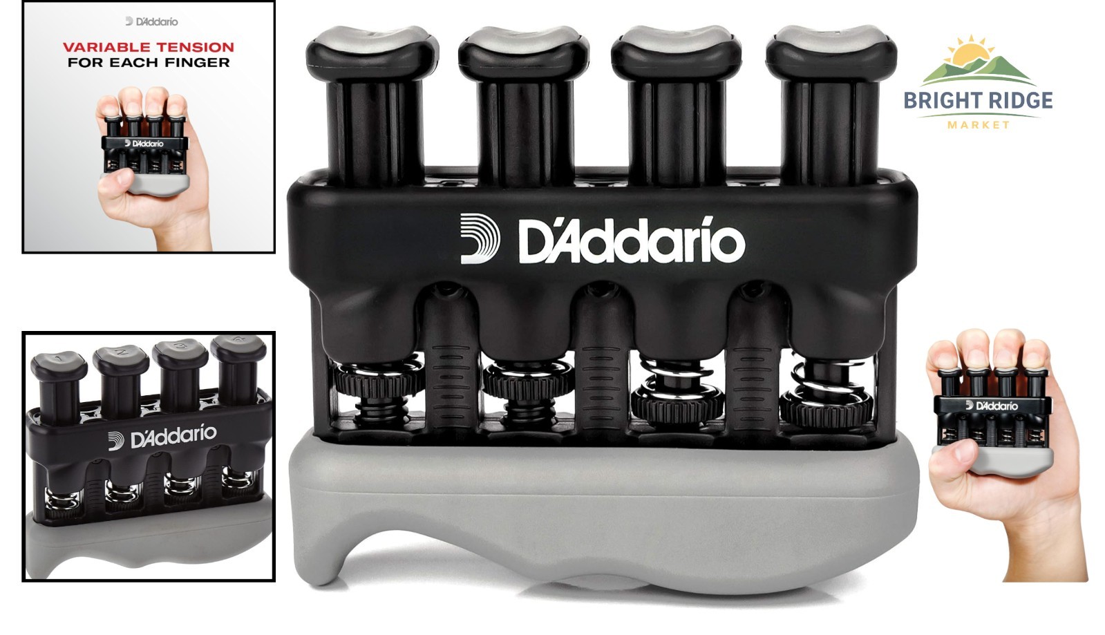 Hand Exerciser for Finger Dexterity and Strength, Adjustable Tension Support
