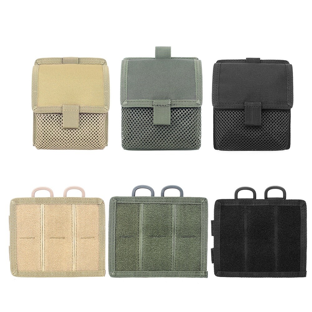 Tactical Molle Pouch Module Board Utility Waist Pack Bag Hook Loop Holder