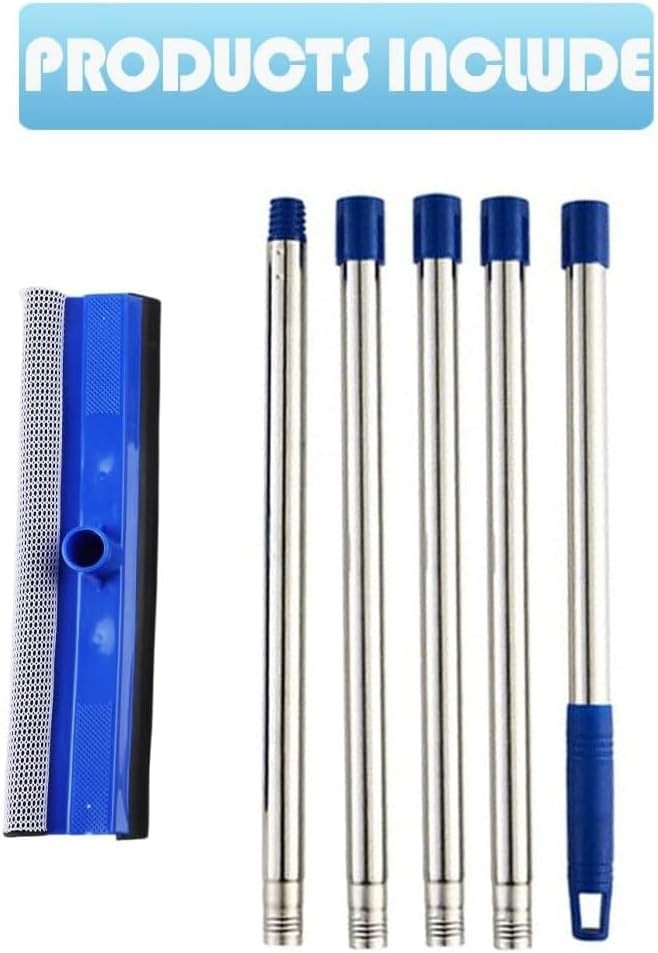 72 Window Squeegee for Window Cleaning - Long Handle Window Cleaner Tool New