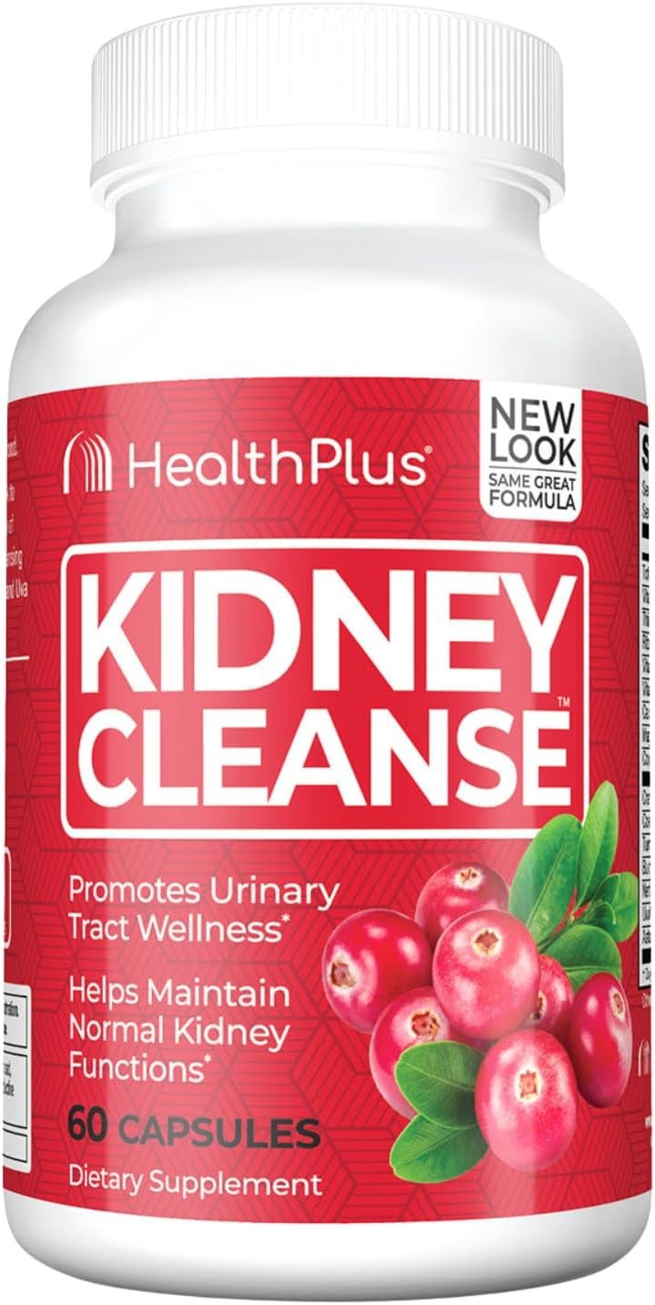 Health Plus Kidney Cleanse, 60 Capsules, 30 Servings