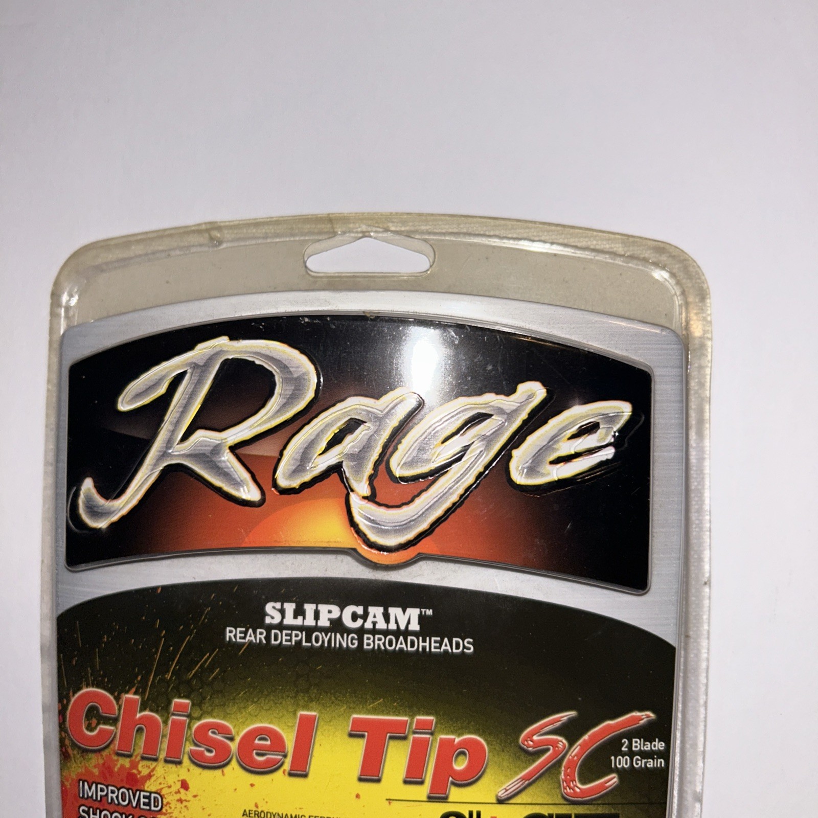 NEW Rage 3-Blade Chisel Tip SC, 3-Pack