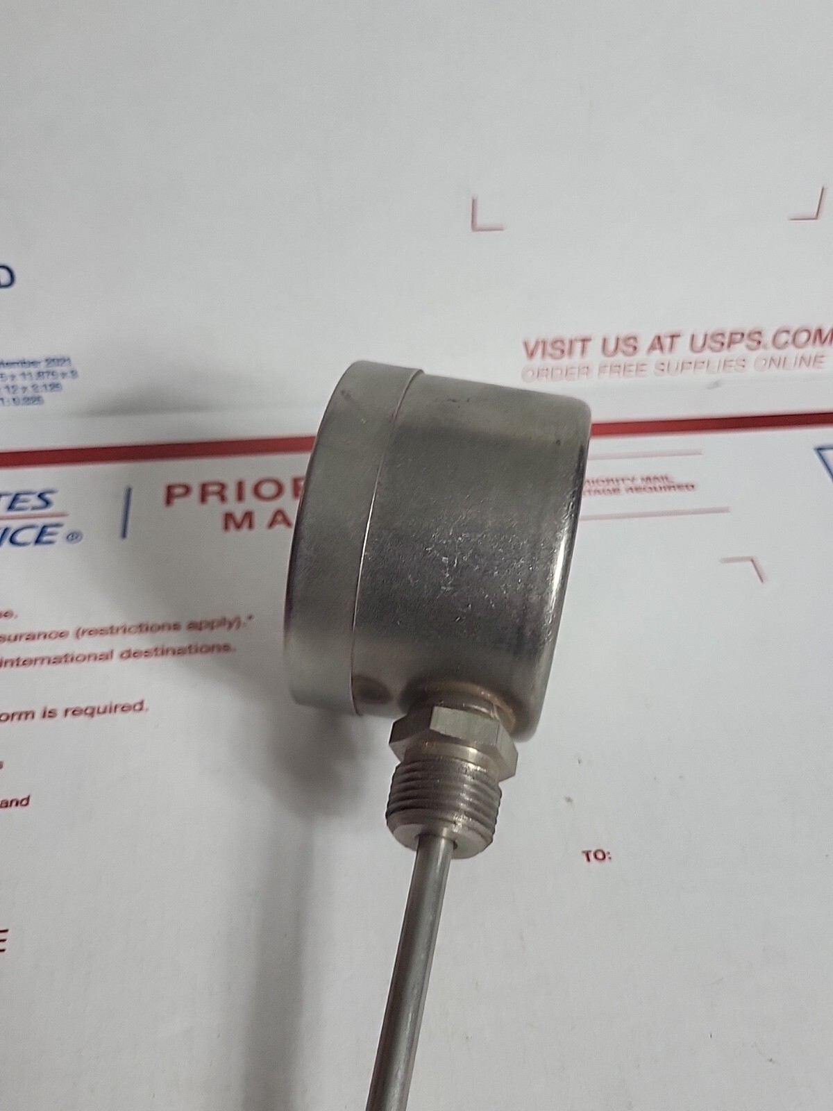 Vintage Weksler Instruments Thermometer Temperature Gauge Probe
