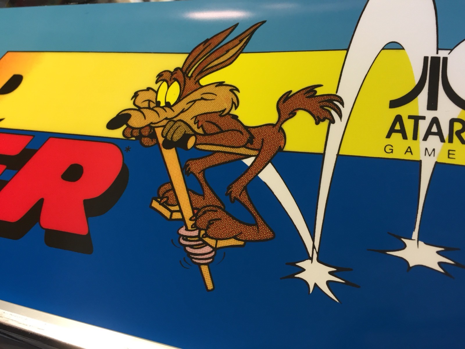 Road Runner Arcade Marquee 23.5" x 5.5"