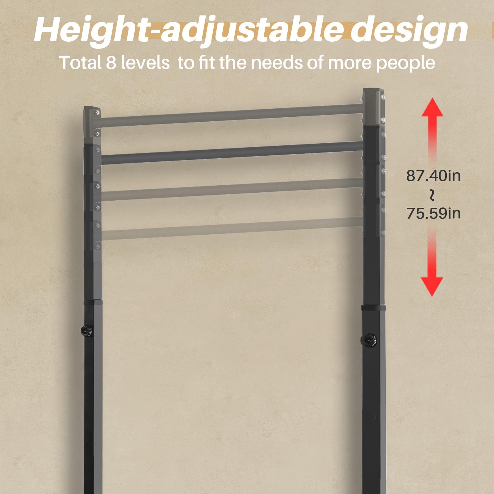 Pull Up Station, Power Tower Portable Pullup Bar Station, Pull Up Bar for Hom...