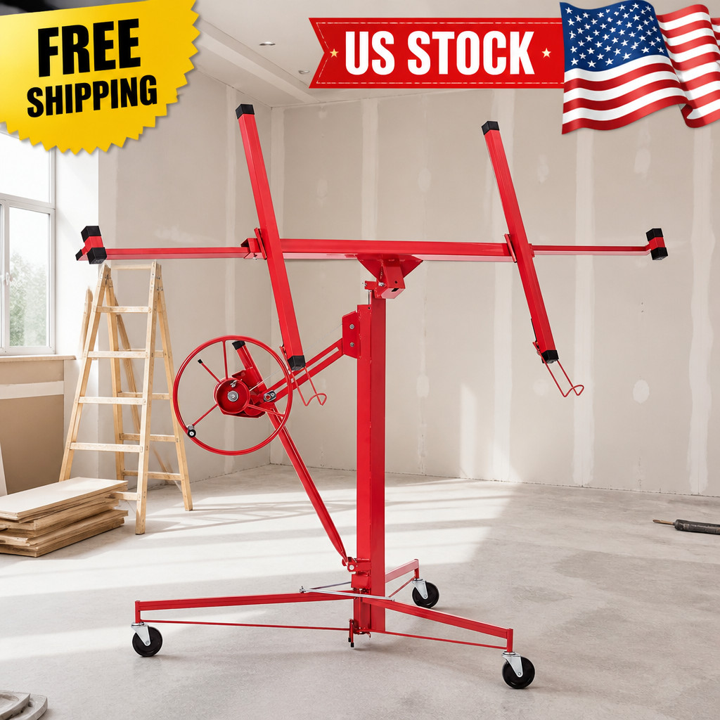 Drywall Lift 6FT, Drywall Jack Lift for Ceiling, 360° Adjustable Drywall Panel 1