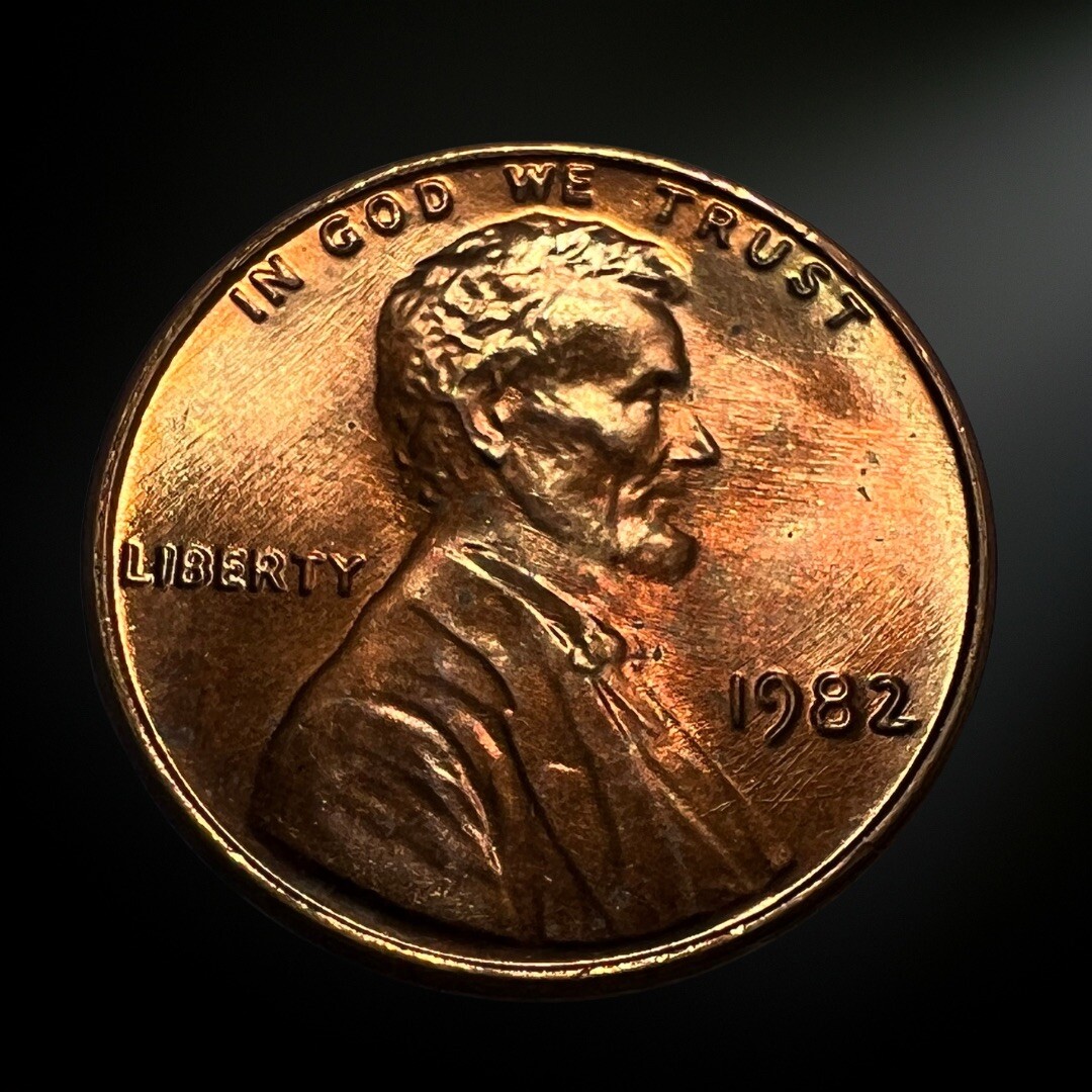 1982 Lincoln Memorial Penny BU RED Brilliant Uncirculated Philadelphia Mint