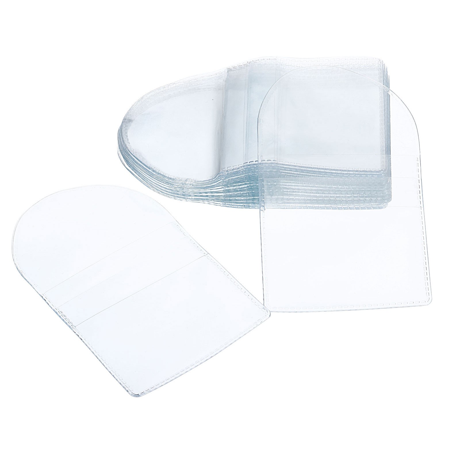 25Pcs Pocket Coin Sleeves Holders, Plastic Pocket Coin Flips (Clear, 2.4 x 2.4″)