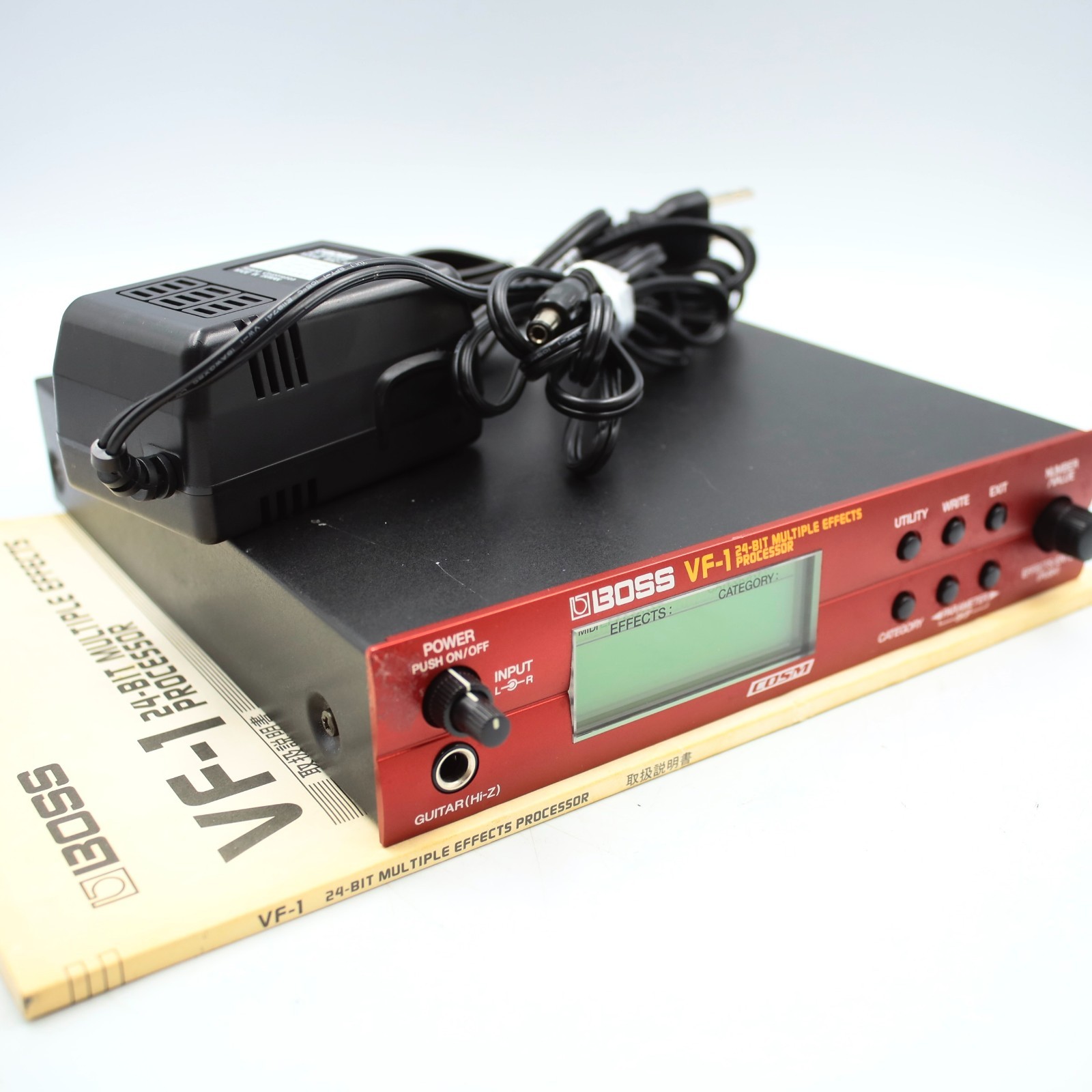 BOSS VF-1 24-Bit Multi-Effects Processor With Power Supply Made in Japan ZM98049