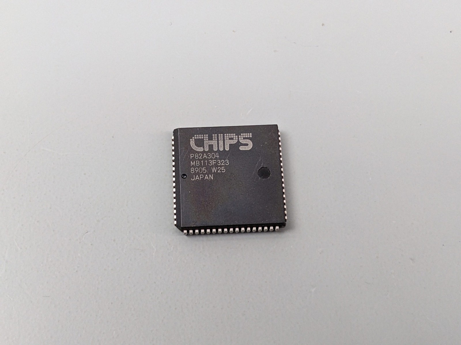 Chips P82A304 AT/386 Chipset IC, PLCC, Good
