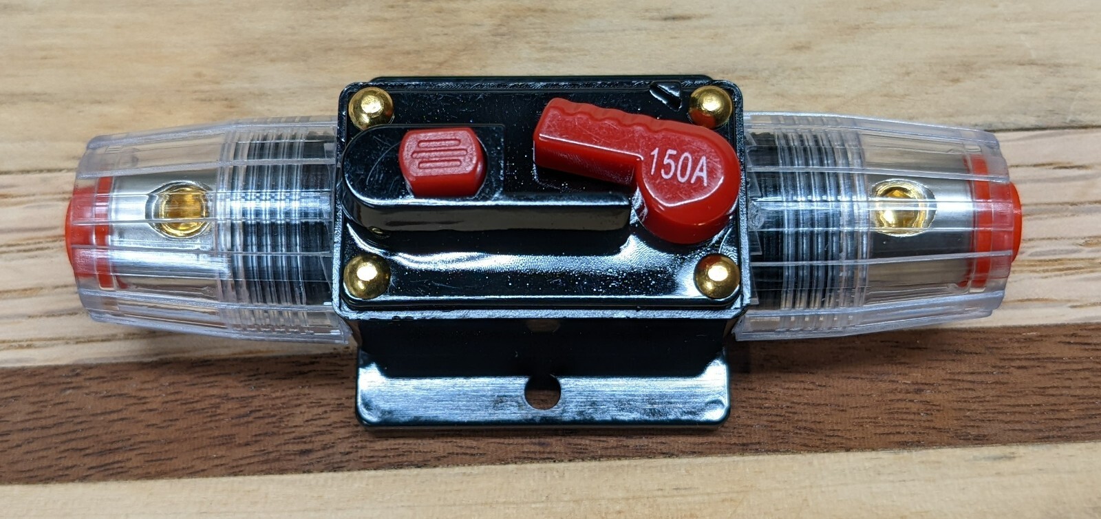150 Amp Inline Waterproof Circuit Breaker Auto/Marine/Solar Manual Reset 12V-48V
