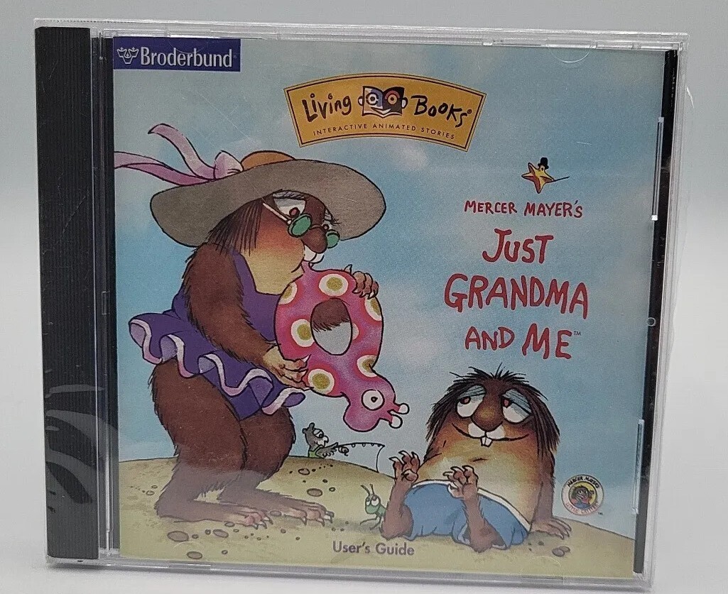 Mercer Mayer Little Critter Just Grandma & Me Living Books 1997 CDROM NEW
