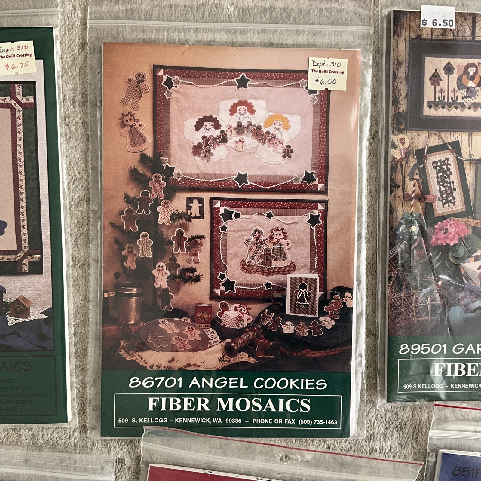 FIBER MOSAICS NEW UNUSED UNCUT Quilt Patterns