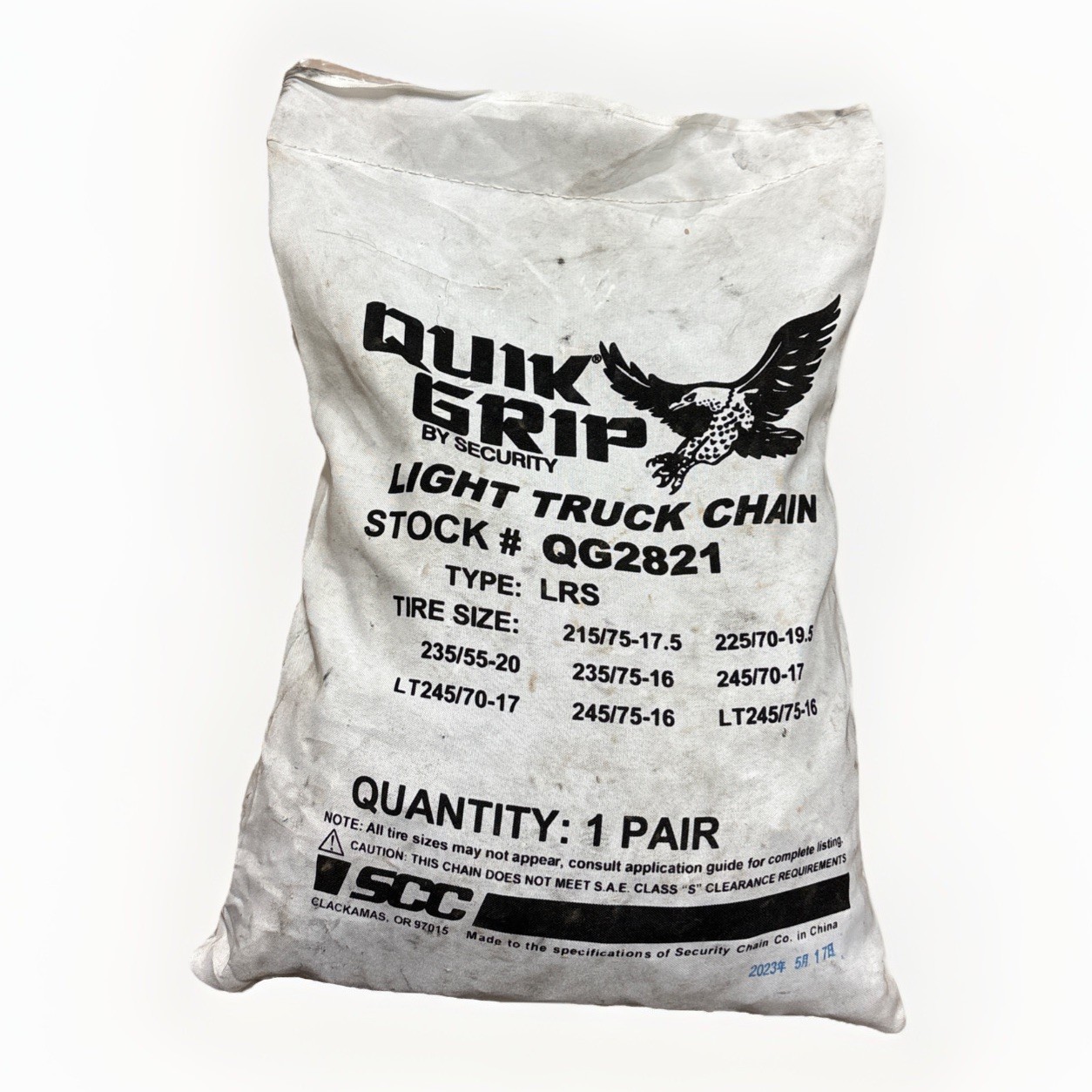 Quik Grip Ligh truck Chain 1 Pair QG2821