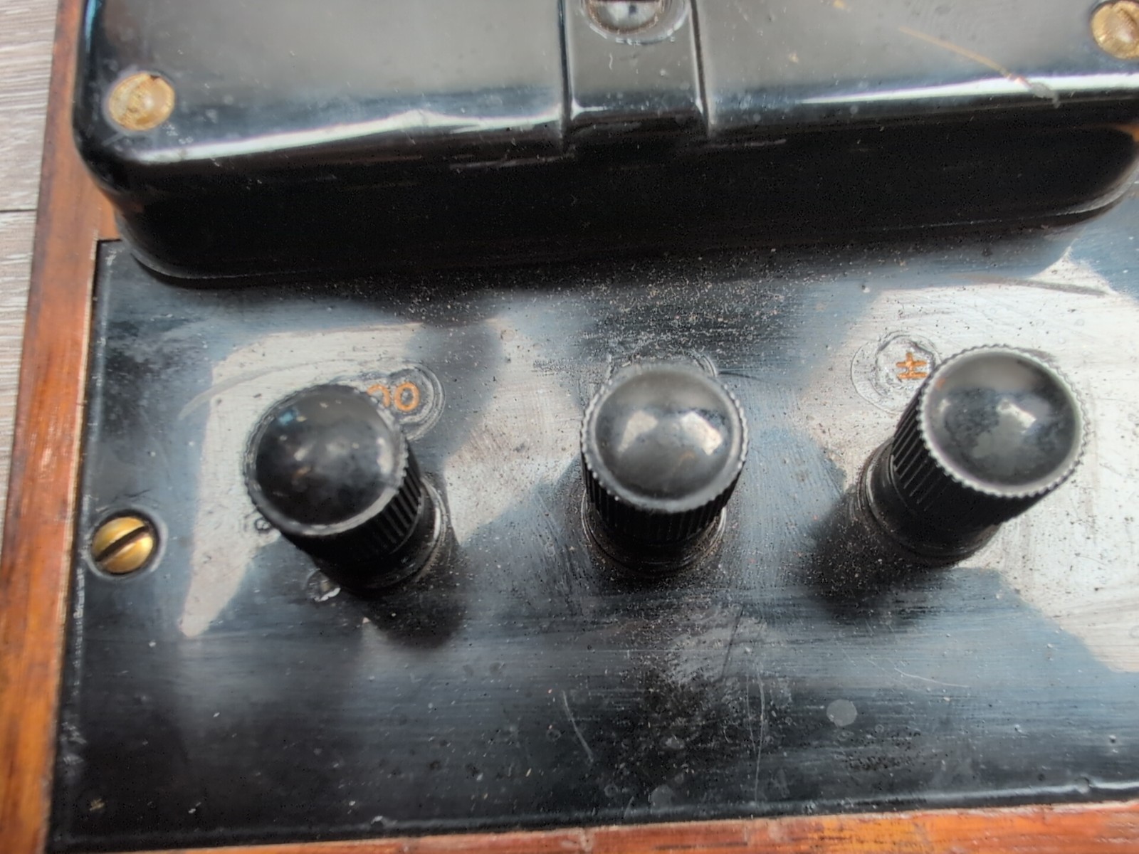 Vintage, Hickok AC Voltmeter Model 481, In Wood Case Untested