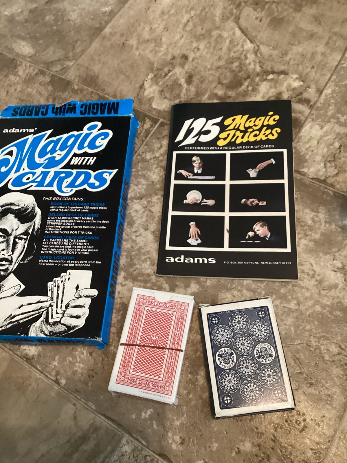 VINTAGE 1976 Adam's Magic With Cards Complete Sealed Deck