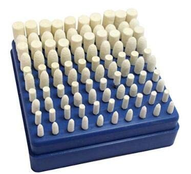 Oudtinx 100pcs Multifunctional Wool Felt Mandrel Mounted Grinding Polishing A...