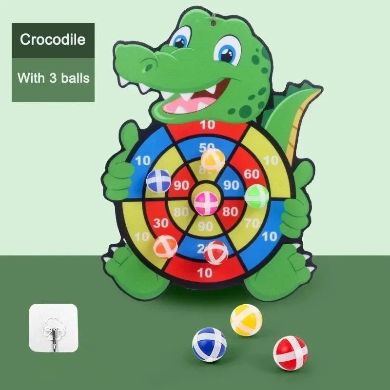 Educational Dart Board for Kids, Montessori Indoor Sports Game Ages 3-7 Years