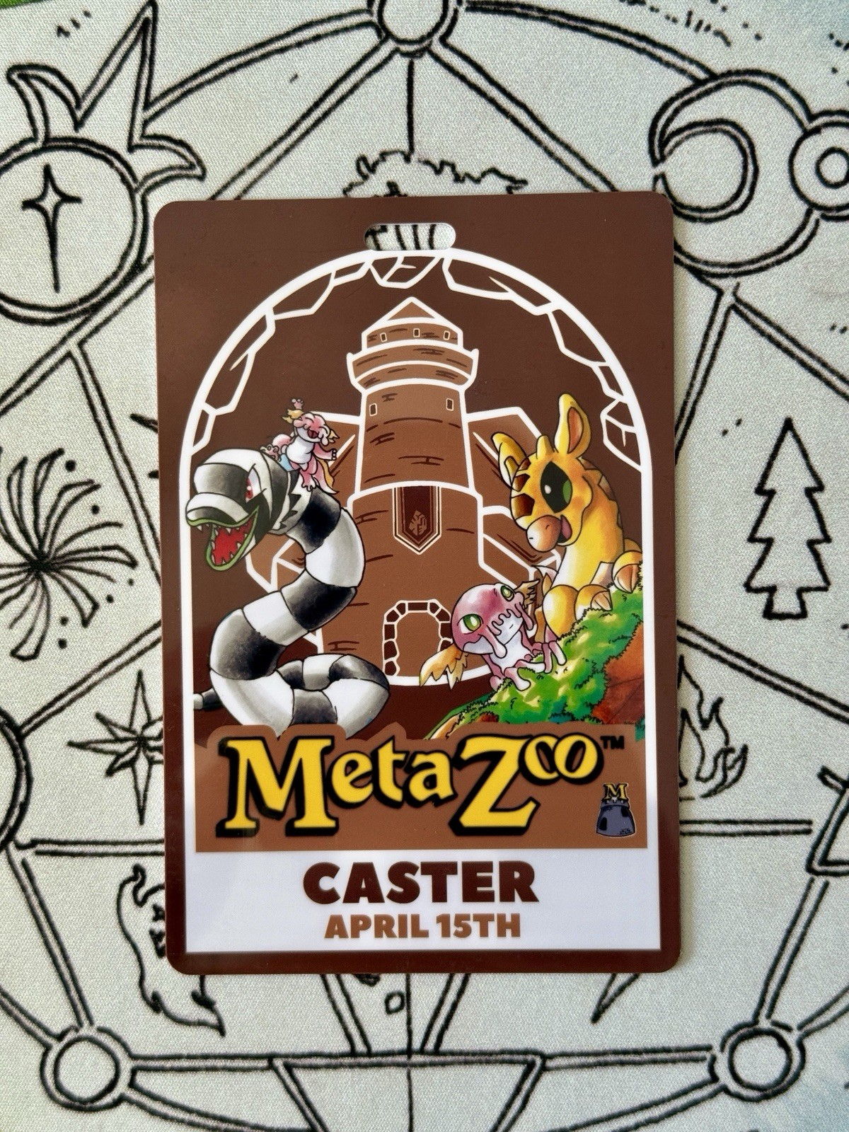 2023 MetaZoo Earth Tower Tournament Badge NEW