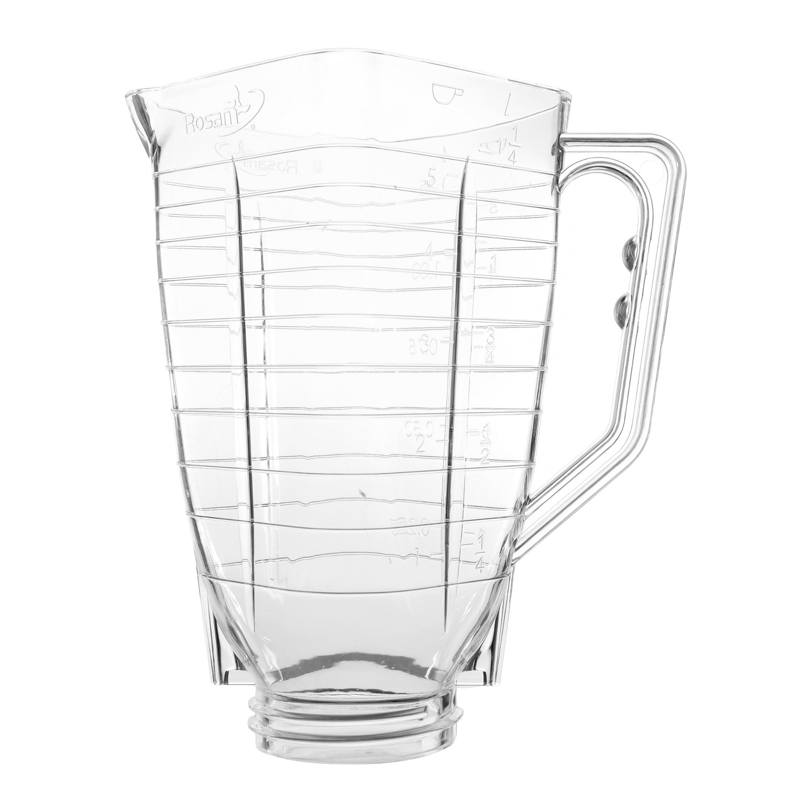 Univen 5 Cup Break Resistant Plastic Square Top Blender Jar fits Oster & Osteriz