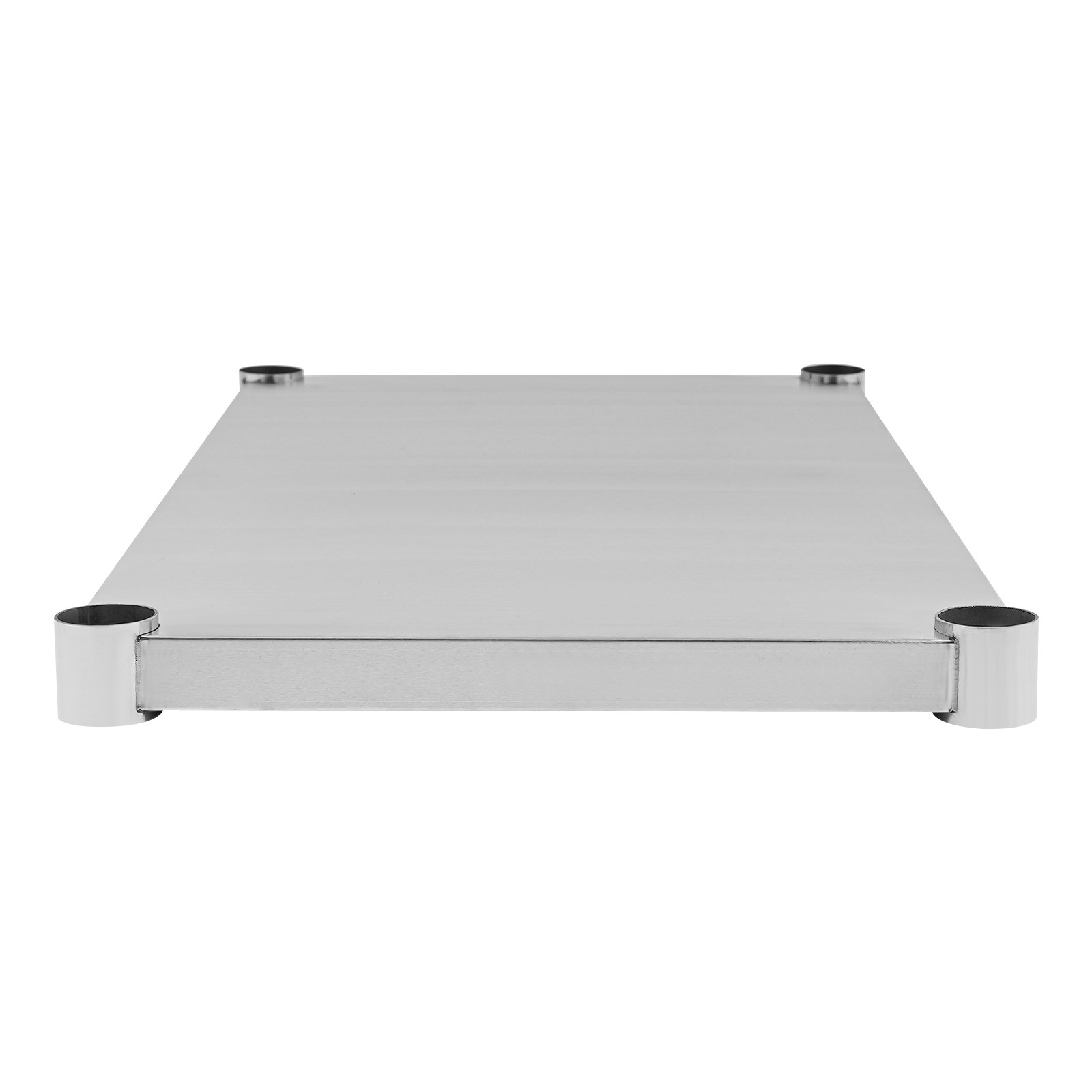 Stainless Steel Rectangular Shelf for Work Table, Adjustable 220 lbs Capacity