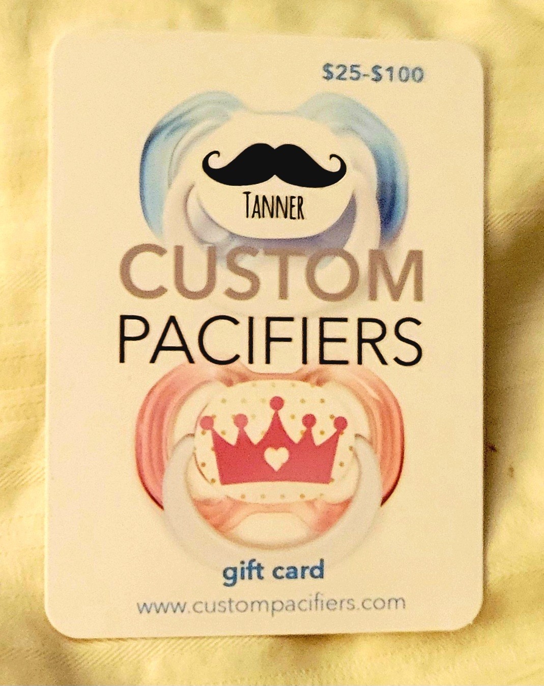 Gift cards For Baby Products